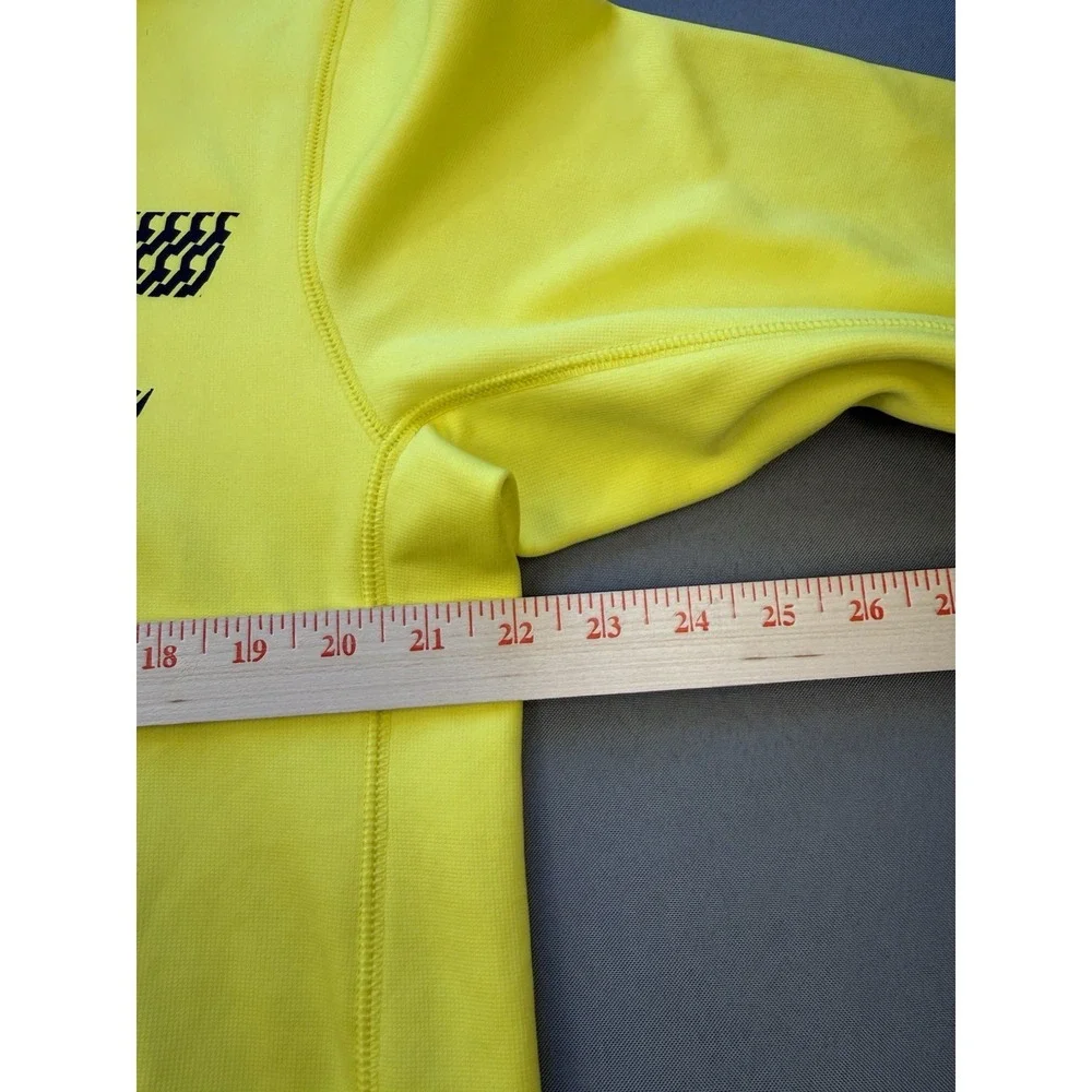 NIKE Therma-Fit Pullover Hoodie Mens M Tennis‎ Ball Neon Yellow Sweatshirt